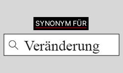 synonym für veränderung